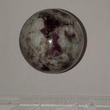 Albite with rubellite sphere - Highland Rock