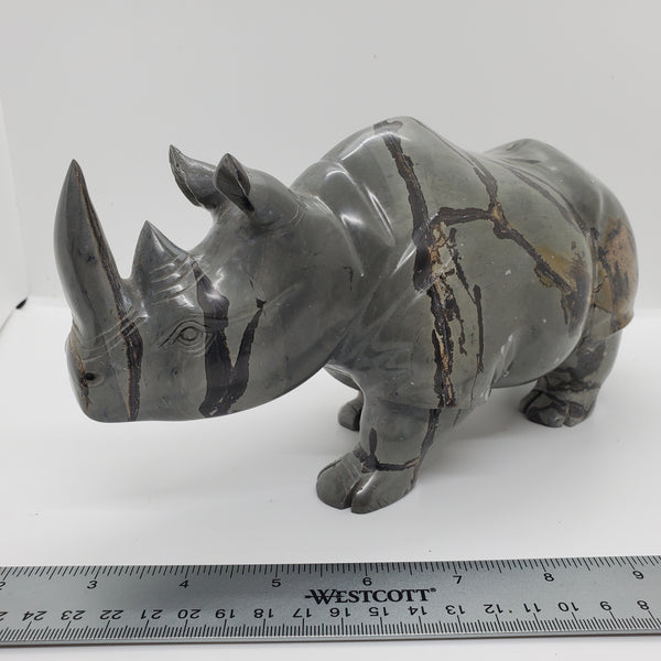Rhino Stone Carving