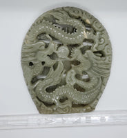 Dual Dragon Motif Carving, Tirodite - Highland Rock