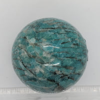 2.5" Amazonite sphere - Highland Rock