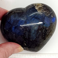 Labradorite, Heart-shaped